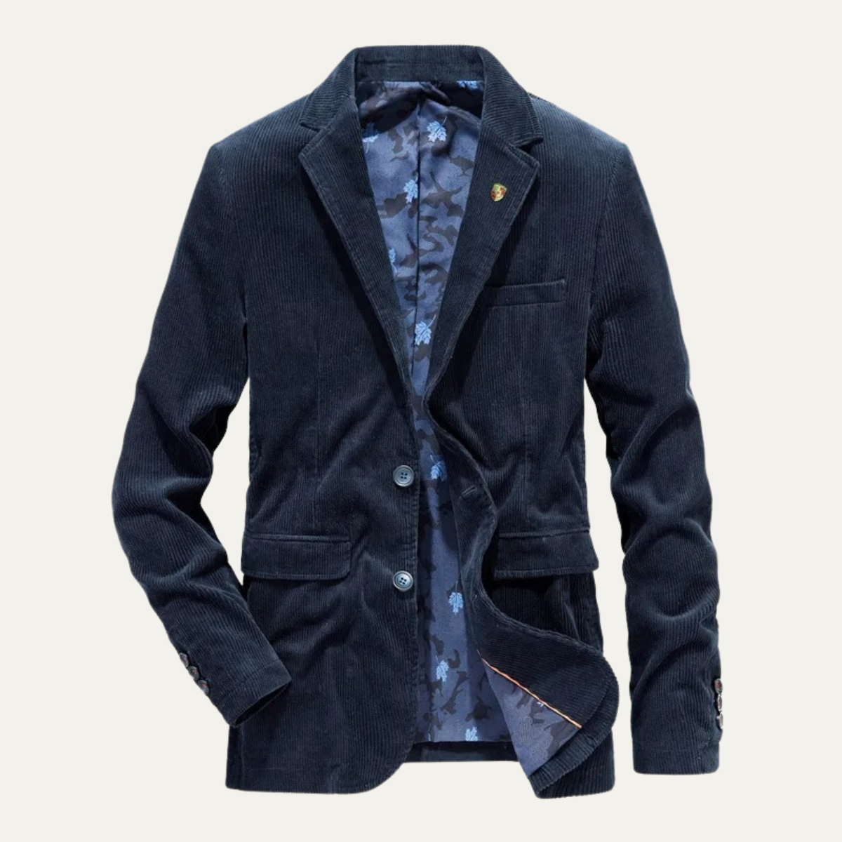 Men’s Corduroy Blazer with Button Closure 5