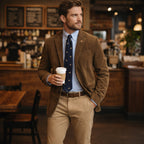 Men’s Corduroy Blazer with Button Closure 6