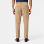 Men’s Corduroy Pleated Trousers with Cuffed Hems 2