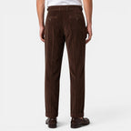 Men’s Corduroy Pleated Trousers with Cuffed Hems 6
