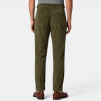 Men’s Corduroy Pleated Trousers with Cuffed Hems 8
