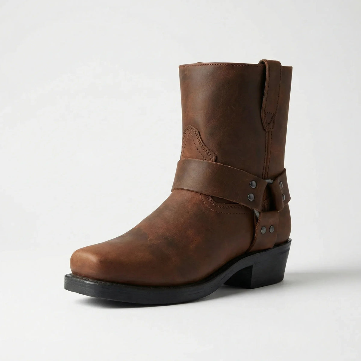 Men’s Harness Boots with Square Toe 3