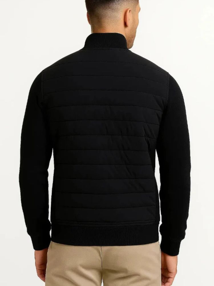 Men’s Hybrid Quilted Zip-Up Jacket 1