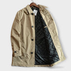 Men’s Mid-Length Button-Front Coat with Point Collar 3