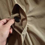 Men’s Mid-Length Button-Front Coat with Point Collar 4