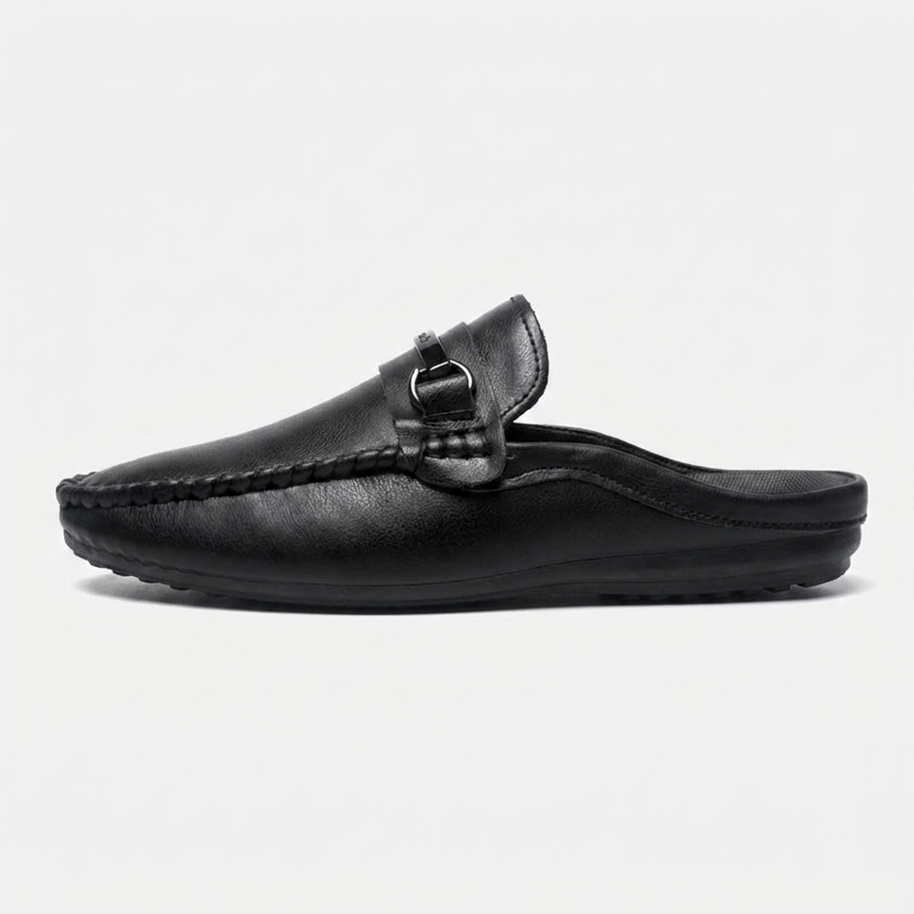 Men’s Mules with Metal Hardware Detail 5