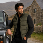 Men’s Padded Puffer Vest with Zip Pockets 10