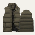 Men’s Padded Puffer Vest with Zip Pockets 4