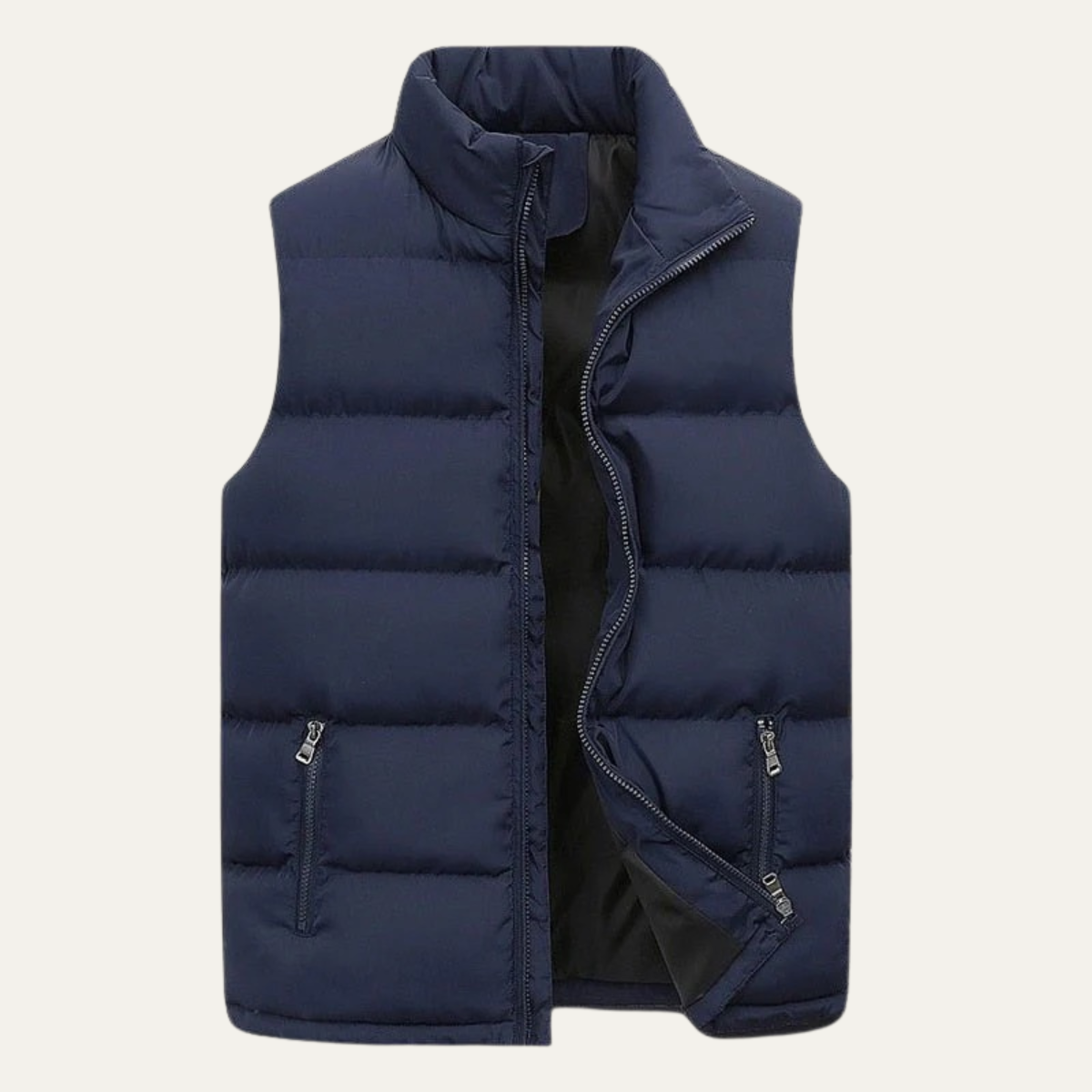 Men’s Padded Puffer Vest with Zip Pockets 5