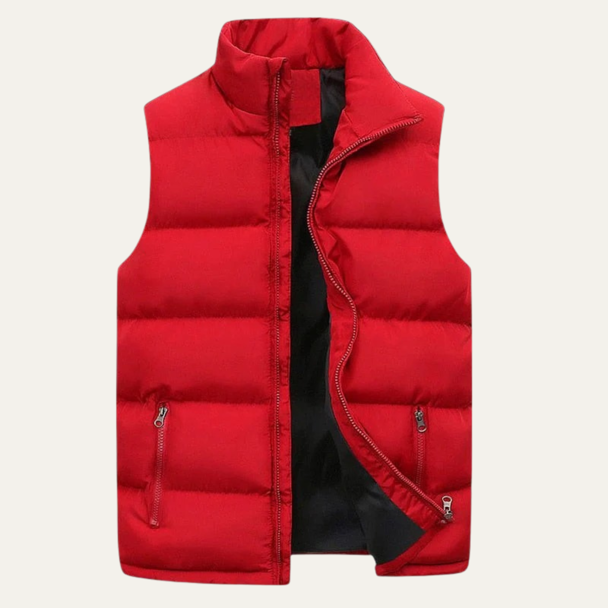 Men’s Padded Puffer Vest with Zip Pockets 7