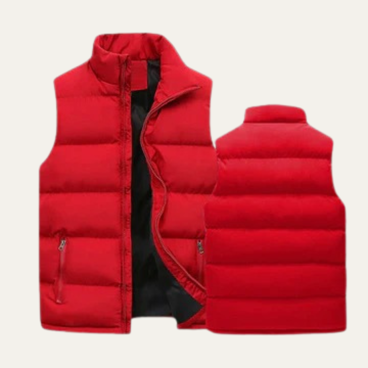 Men’s Padded Puffer Vest with Zip Pockets 8