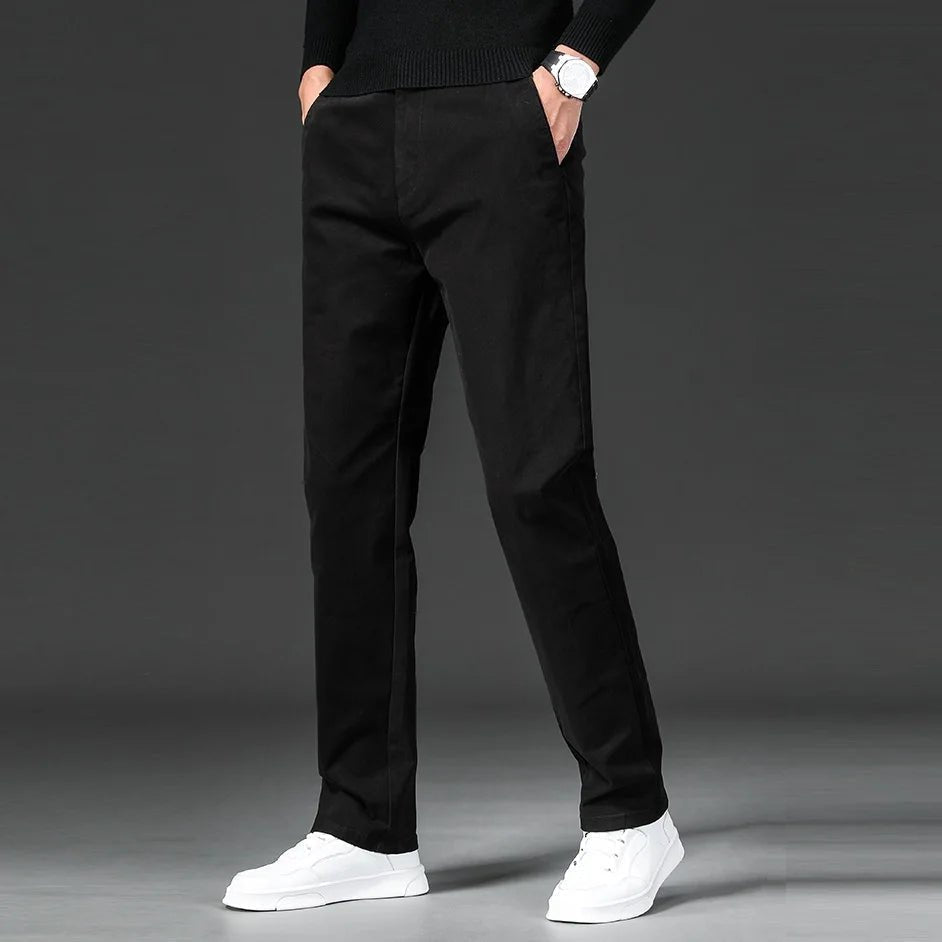 Men’s Regular Fit Chino Pants Black