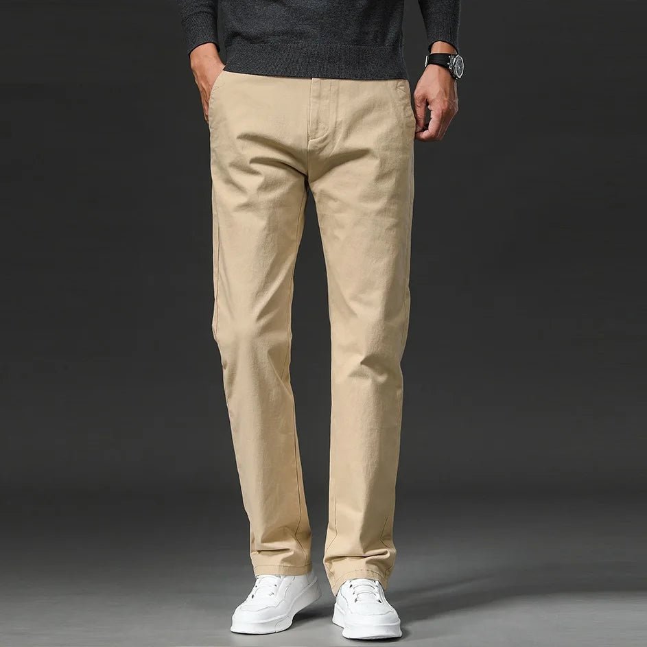 Men’s Regular Fit Chino Pants Khaki