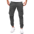 Men’s Slim Fit Cargo Jogger Pants Dark Gray