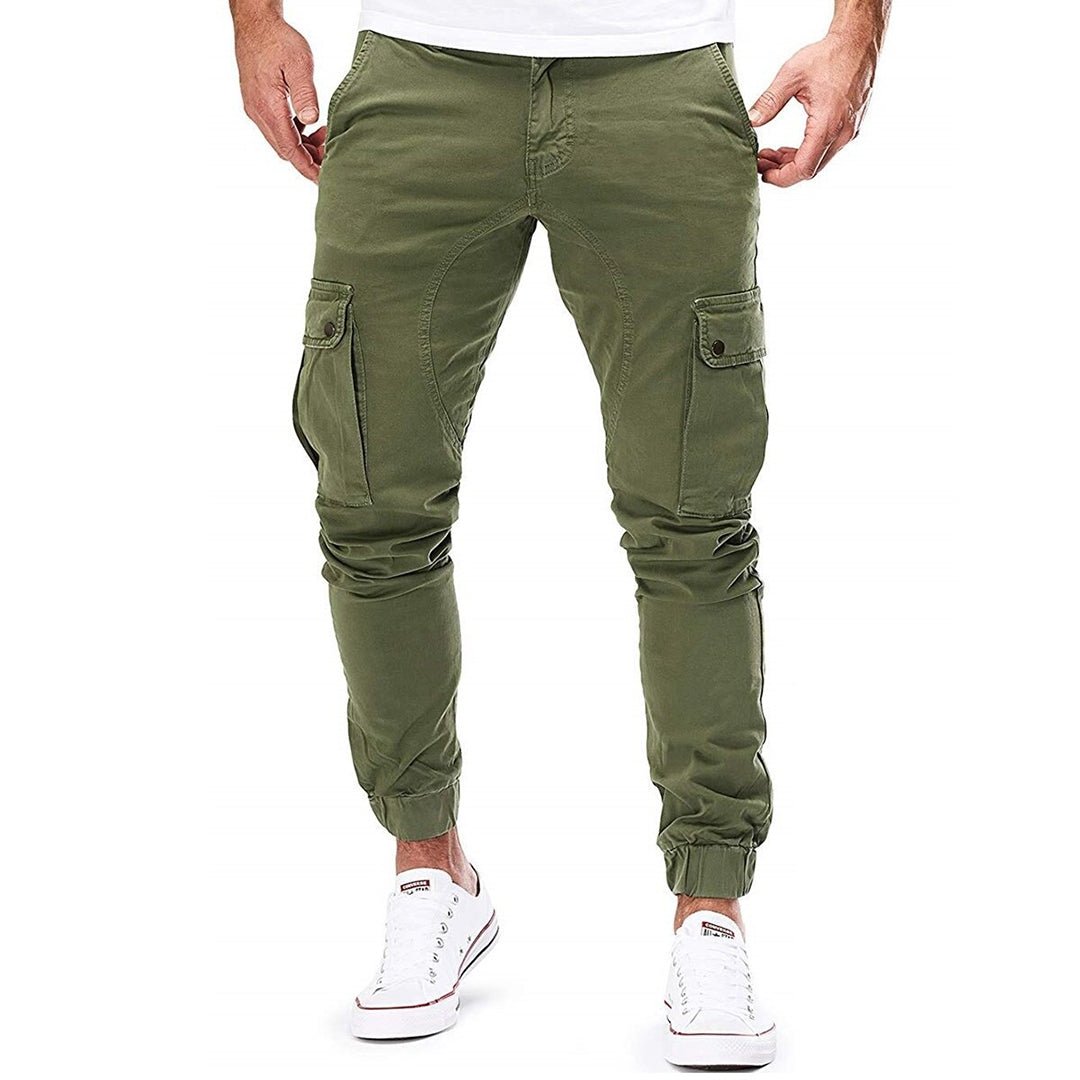 Men’s Slim Fit Cargo Jogger Pants Green