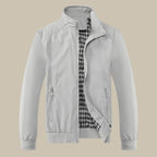 Men’s Stand Collar Zip-Up Bomber Jacket 6