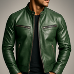 Men’s Stand Collar Zip-Up Jacket 4