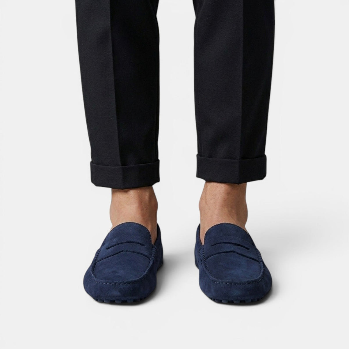 Men’s Suede Penny Loafers 2