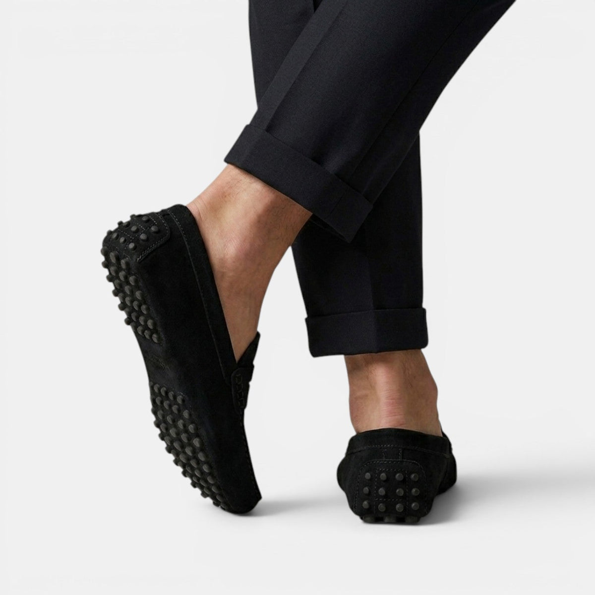 Men’s Suede Penny Loafers 6