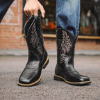 Men’s Western Boots with Embroidered Shaft 3