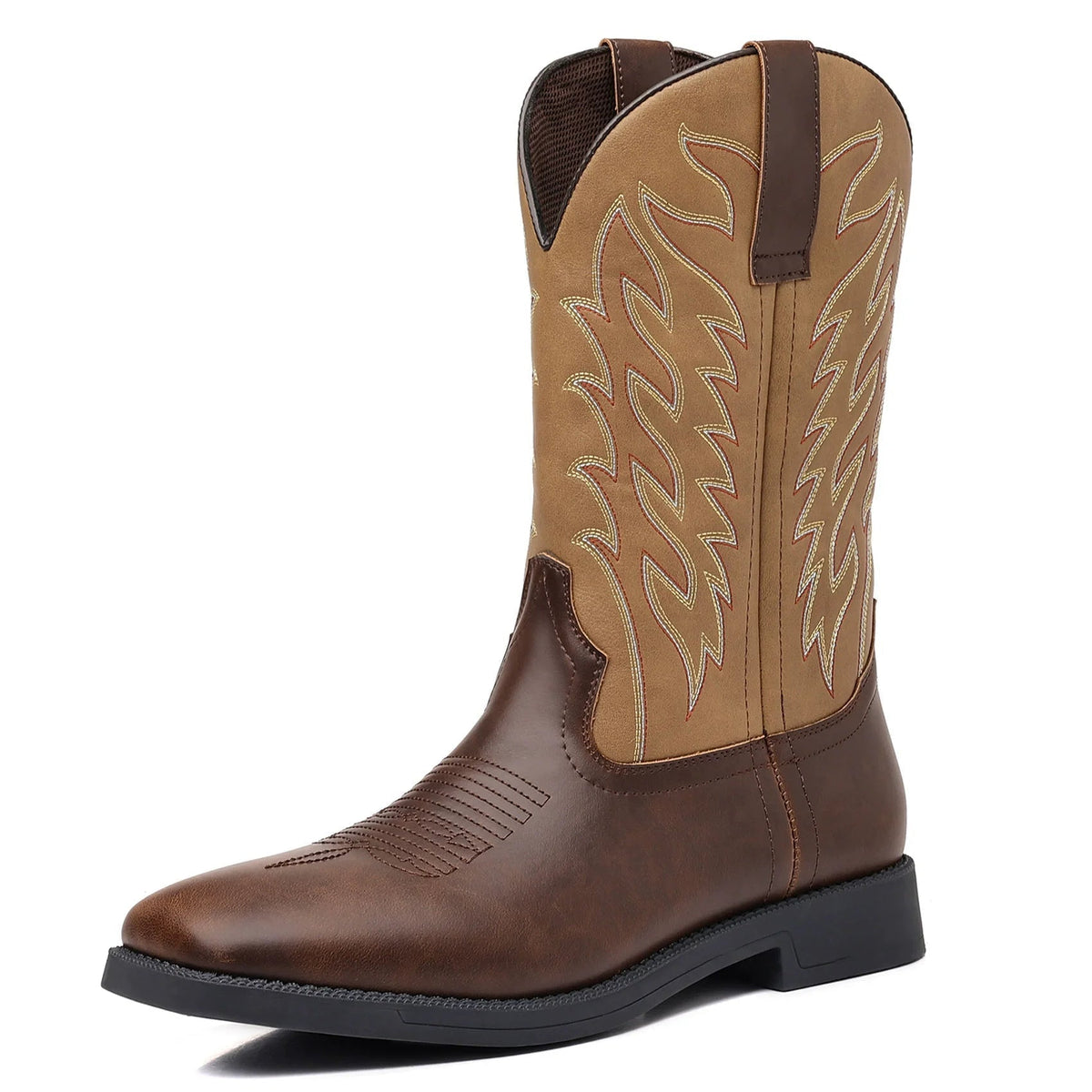 Men’s Western Boots with Embroidered Shaft 5