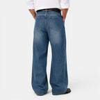 Men’s Wide-Leg Distressed Denim Jeans 4