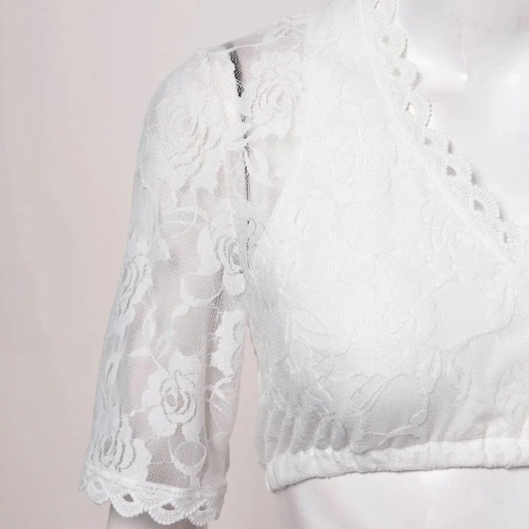 Women’s Lace Dirndl Crop Top 3