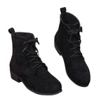 Women’s Lace-Up Ankle Boots with Block Heel 3