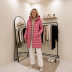 Women’s Long Puffer Jacket with Hood 2