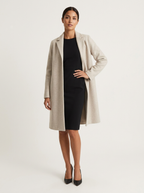 Women’s Long Wool Blend Coat 1