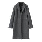 Women’s Long Wool Blend Coat 3