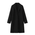 Women’s Long Wool Blend Coat 9