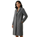 Women’s Long Wool Blend Coat Grey