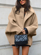 Women’s Oversized Coat with Button Closure 2