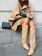 Women’s Oversized Coat with Button Closure 4