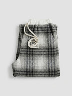Women’s Wide Leg Plaid Lounge Pants 2
